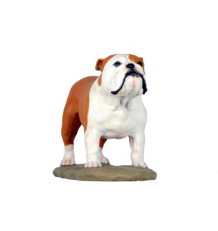 Buldog angielski ręcznie pomalowana statuetka Art-Dog